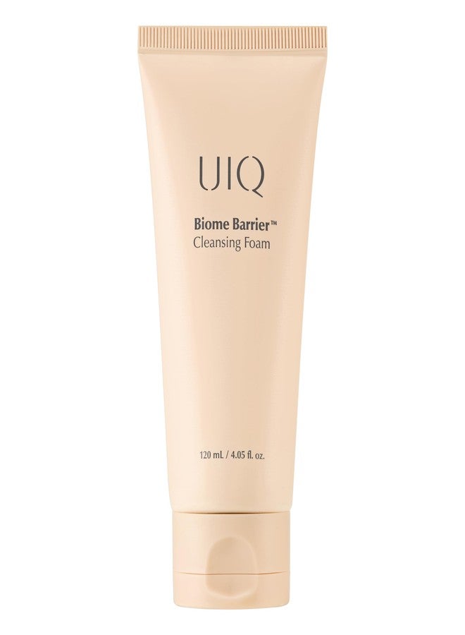 UIQ Biome Barrier Cleansing Foam, Facial Cleanser, Mild Hypoallergenic formula, Face Wash, Blackhead Remover, Moisturizing facial cleanser for All Skin Types 4.05 fl.oz(120ml) - Image 1
